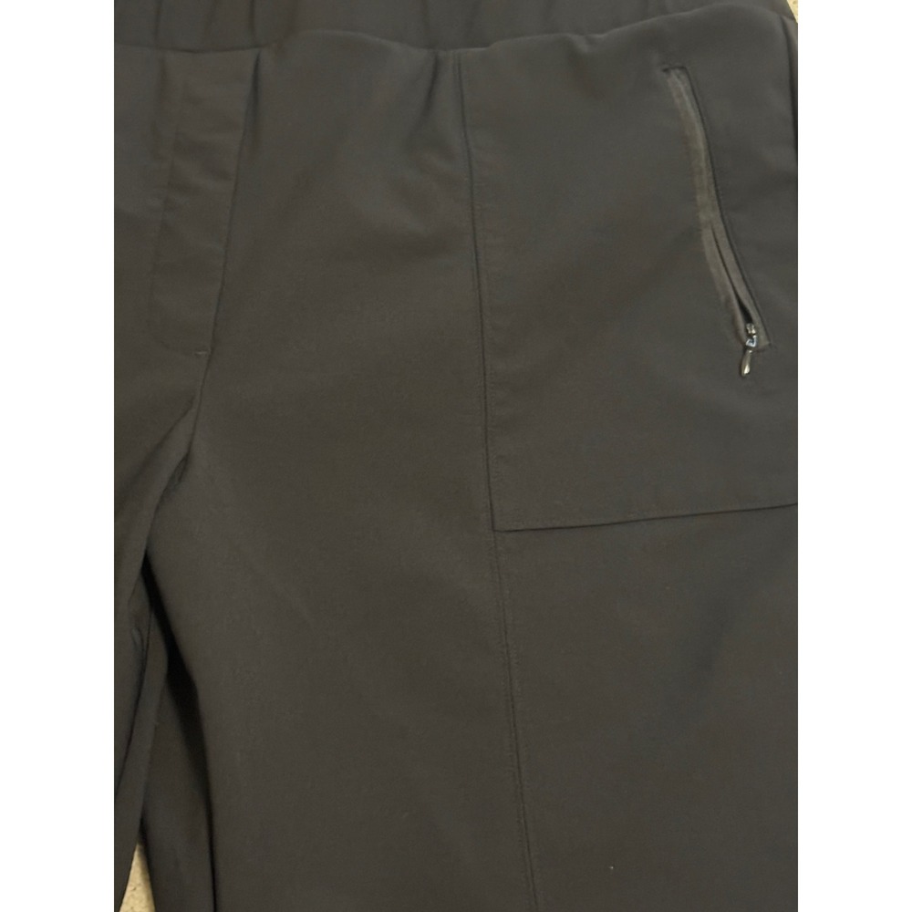 Lane Bryant Pleated Dress Pants Women 22 Black Good Zip Pockets Stretch Trousers - Picture 5 of 6